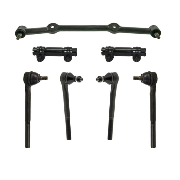 7 Pc Steering Kit Inner & Outer Tie Rod Ends Center Link and Adjusting Sleeves Fits select: 1996-2003 CHEVROLET S TRUCK, 1996-2005 CHEVROLET BLAZER