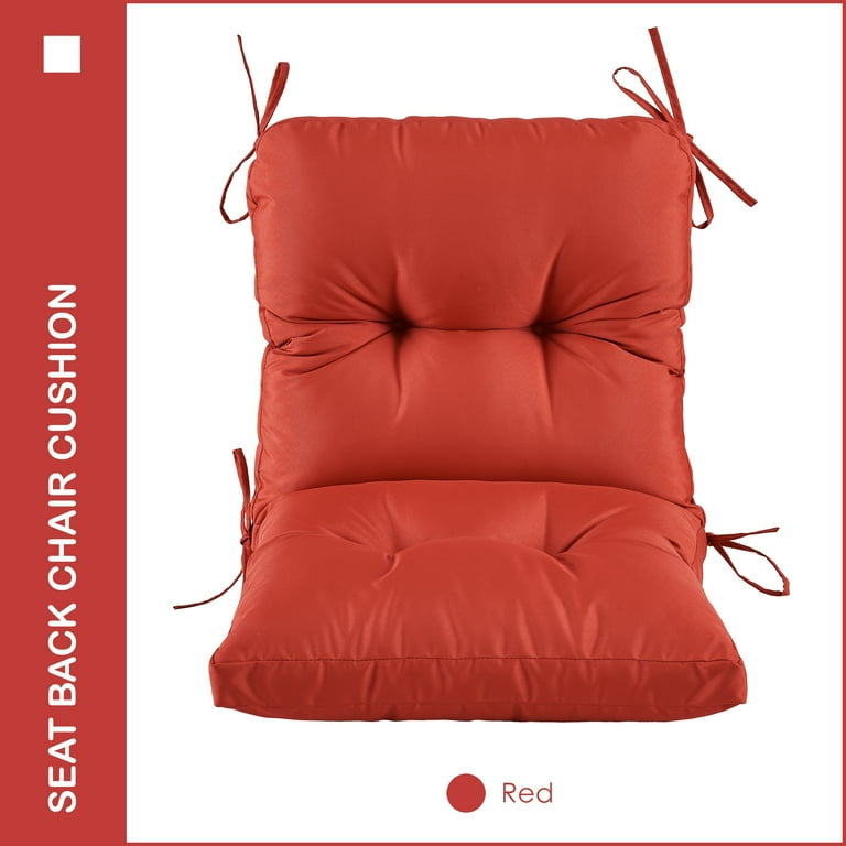 YOOZEKU Outdoor Indoor Seat Back Chair Cushions Set of