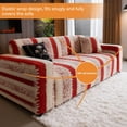 thumbnail image 3 of CJC Stretch Sofa Cover Thick Non Slip Couch Sofa Slipcover Furniture Protector with 1 Pillowcase for Kids Dogs Cats Pets (1-Seater, Red), 3 of 17