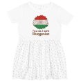 thumbnail image 3 of Inktastic I'm So Cute, I Must Be Hungarian Hungary Sunflower Girls Toddler Dress, 3 of 5