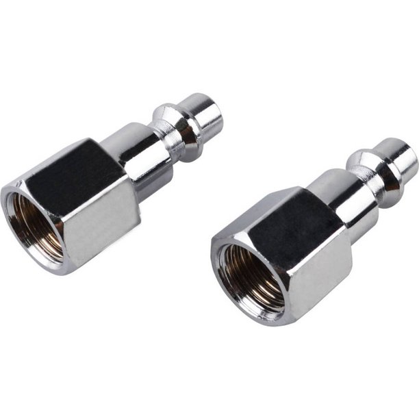 DuRyte 800028 Pro 1/4" Industrial Stainless Steel Quick Coupler Plugs