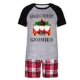 thumbnail image 2 of Pyjama Familial, Chandail à Imprimé Décontracté et Tendance à Manches Courtes avec Short Style Parent-Enfant Maman, Pantalon de Pyjama, 2 of 5