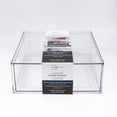 thumbnail image 2 of Mainstays Large Clear Plastic Pull-Out Closet Organizer Drawer, 14 in x 13.78 in x 5.5 in, 2 of 8