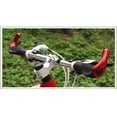 thumbnail image 2 of Soidarity 1 par de cubiertas de goma para manillar de bicicleta de ciclismo de montaña, barra de agarre ergonómica con diseño de bocina Ciclismo rojo Soidarity OD0553-02, 2 of 5