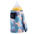 thumbnail image 2 of Universal USB Leche Calentador de Agua Cochecito Viaje Bolsa Aislada BiberóN PortáTil para BebéS Camuflaje-, 2 of 5