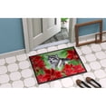 thumbnail image 2 of Carolines Treasures CK1287JMAT Alaskan Malamute Poinsettas Door Mat Indoor Rug or Outdoor Welcome Mat 24x36 Doormat, 2 of 4