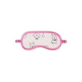 thumbnail image 2 of Wonder Nation Girls Short Sleeve Button Front Pajama Top and Pants Set with Eyemask, 3-Piece, Sizes 4-18, 2 of 3