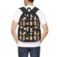 thumbnail image 5 of Daiia Cute Dogs Corgi Backpack for Men and Women -Durable Backpack Large Capacity, Water-Resistant Bag with Adjustable Straps and Laptop Compartment, 5 of 7