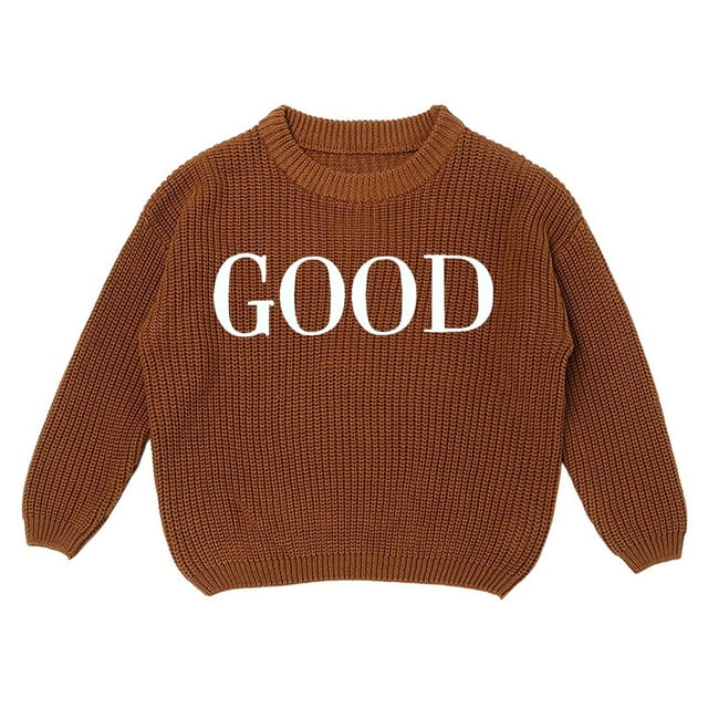 Delicate Hand Embroidered Pure Knit Sweater for Girls - Soft & Comfortable Floral Design Top for Baby and Toddler Kids