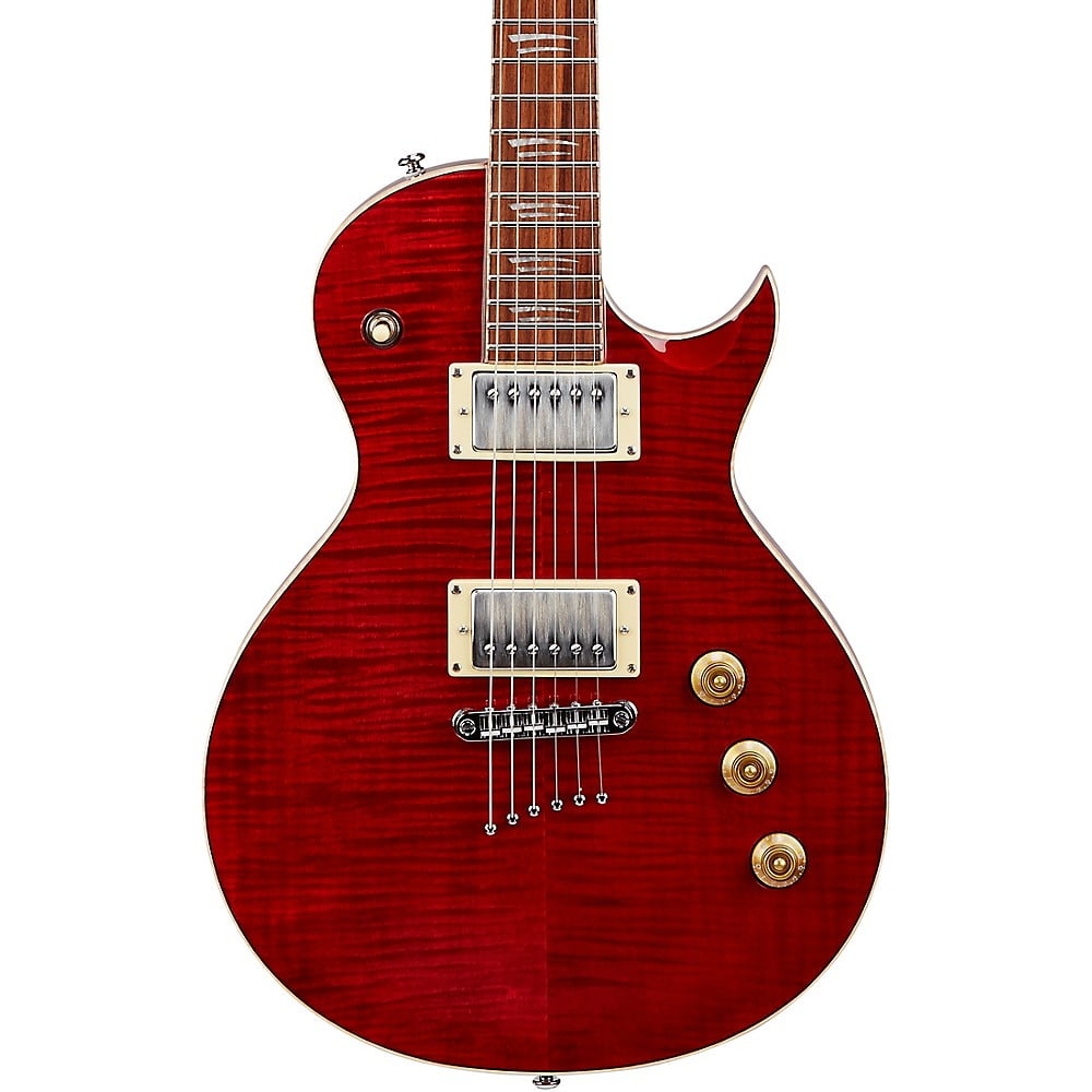 Mitchell MS450 Modern SingleCutaway Electric Guitar Black Cherry