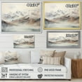 thumbnail image 4 of Designart "Foggy Wonder Of The Mountain Mornings IV" Landscape Mountains Wall Art Living Room, 4 of 7