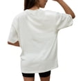 thumbnail image 2 of Women's Gameday Couture Cream Georgia Tech Yellow Jackets Unity Oversized T-Shirt, 2 of 3