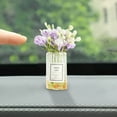 thumbnail image 5 of YiJuHui 1pcs Mini Car Flower Vase Ornament, Stable Adhesive Console Decor with Simulated Daisies, Safe Glass Material for Car Interior Accessories, Aromatherapy Diffuser and Mood Enhancer, 5 of 5