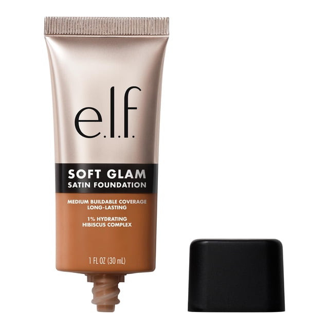 Base e.l.f. Soft Glam, cobertura media, 51, Deep Cool