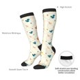 thumbnail image 4 of Susaid colorful Squirrel Nuts Print Thermal Winter Socks for Men and Women, Warm Crew Hiking Socks, for Boots and Outdoor Activities, 4 of 6