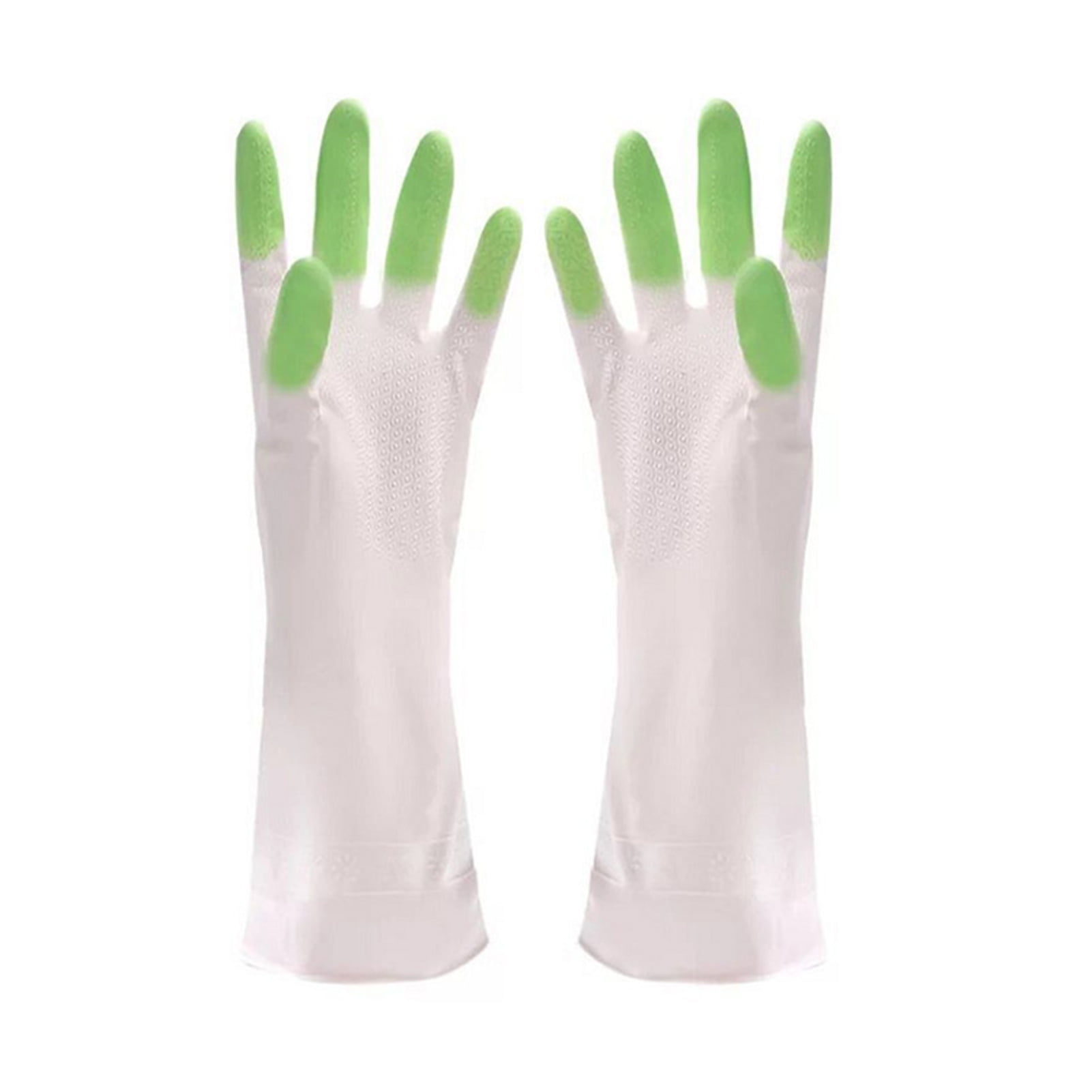 Details about   Long Sleeve Kitchen Antiskid Waterproof Household Dishwashing Gloves F3 
