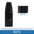 thumbnail image 4 of Interruptor de ventana eléctrica Unique Bargains No. 61319362116 para el lado del conductor delantero, control de ventana para BMW X1 X5 X6 negro, 4 of 7