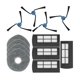 thumbnail image 1 of 12PCS Replaceable Spare Parts for X9 Pro Robot Vacuum Cleaner Accessories Washable Mop Cloth Filters Side Brush, 1 of 5