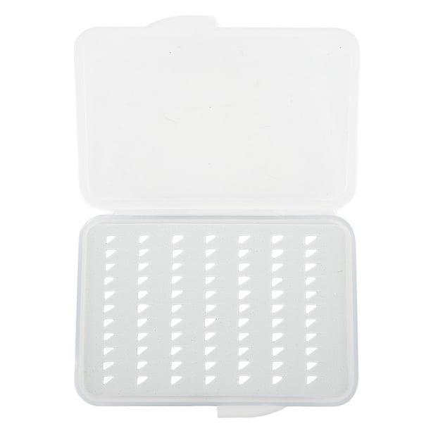 Caja para señuelos de pesca con mosca, caja para anzuelos de mosca, caja para señuelos de esponja, caja para pesca con mosca, aspecto llamativo