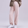 thumbnail image 6 of Cavosen Maternity Lounge Pants Over The Belly Support Wide Leg Casual Palazzo Pants Solid Pregnancy Pants Breathable Everyday Wear Pants Black L, 6 of 6