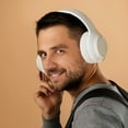 thumbnail image 7 of Bluetooth Headset Wireless with Mute Button Bluetooth 5.3 Headset HIFI with Excellent Audio Quality Long Battery Life Foldable and Pluggable Card Wired/Wireless Connection Soft Memory Earmuffs, 7 of 7
