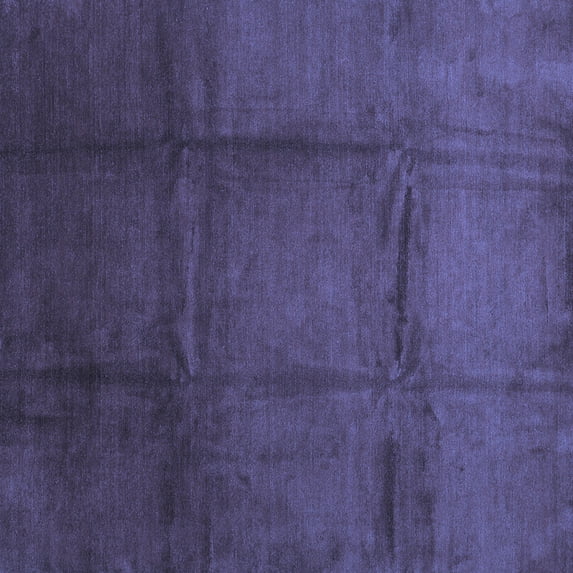 Ahgly Company Indoor Square Abstract Blue Contemporary Area Rugs, 7' Square