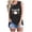 DT-Black, variant on DailyTrove Women's Graphic Tank Top - Cotton-Blend Casual Sports & Daily Wear, for Game Days