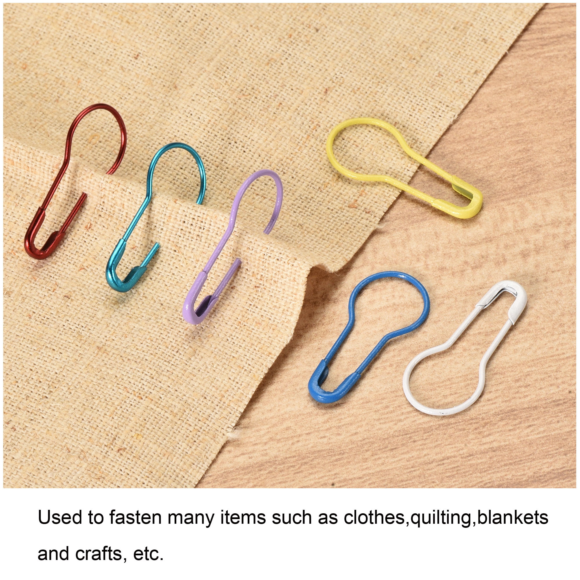 Ciieeo 1000pcs Craft Safe Pin for Clothes DIY Safety Pear Shaped Bulb  Safety Pin Sewing Safety Knitted Blanket Throw Safety Bulk Decorative Skirt