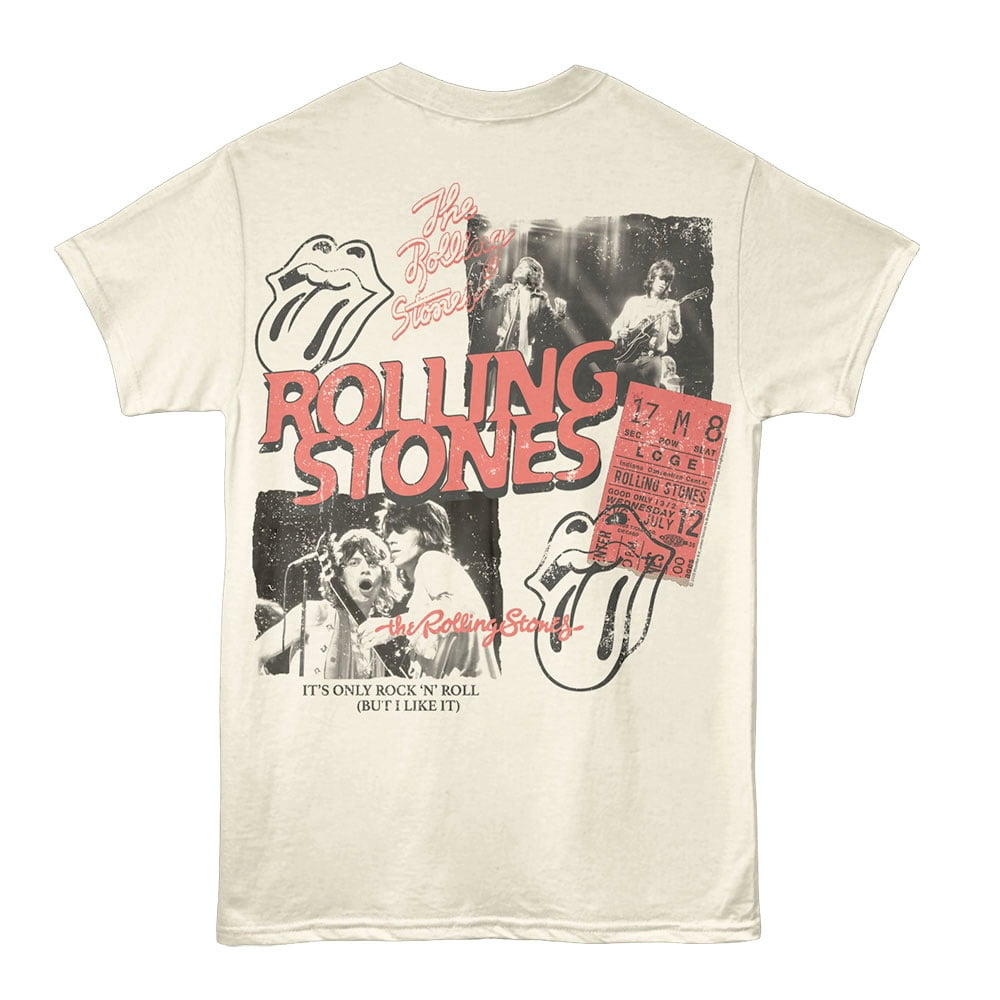 The Rolling Stones Tシャツ Rolling Stones It's Only Rock 'n' Roll Men's Shirt (Ivory, AdultXL