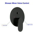 thumbnail image 5 of Logmey 10 inch Rainfall Shower Head,Shower Heads with Handheld Spray Combo,Wall Mounted Shower Faucet Set for Bathroom,Matte Black, 5 of 5