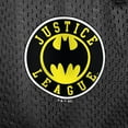 thumbnail image 5 of Justice League Batman Athletic Logo Mens Lined Mesh Shorts, Black, Medium, 5 of 6
