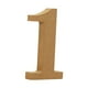 thumbnail image 1 of Madera Letras de Madera Blanco Alfabeto Boda Cumpleaños Fiesta Decoraciones para el Hogar, 1 of 2