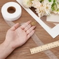 thumbnail image 3 of Non-woven Fabrics Hot Melt Adhesive Tape Fabric Fusing Tape Iron on Hem Tape White 25mm 50m/roll, 3 of 7