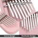 thumbnail image 4 of Kalimba Mini Piano de pulgar 8 teclas Instrumento musical portátil Kalimba Piano de pulgar con martillo de afinación Regalo para adultos principiantes Interesante fiesta Viaje Instrumento de piano de, 4 of 8