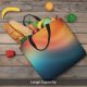 thumbnail image 5 of Easygdp yellow orange and teal Bolsa Tote para Mujer, Bolso de Hombro para Trabajo, Playa, Viajes, Compras y Supermercado, 5 of 7