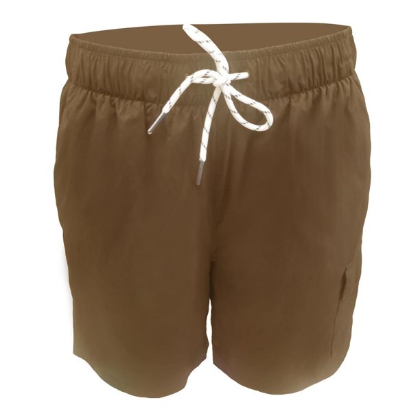 Traje de baño OP Para hombre Talla G Liso Café