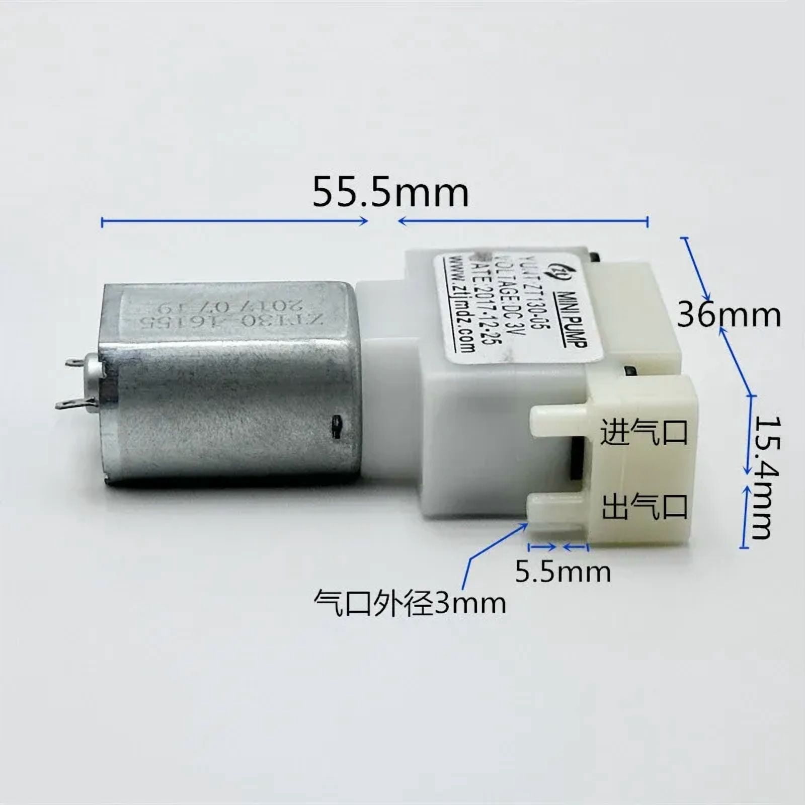 1PCS Mini 130 Air Pump Oxygen Pump DC 3V 3.7V Micro Vacuum Pump Self priming Suction Pump DIY Aquarium Fish Tank Breast Monitor