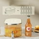 thumbnail image 5 of Dispensador De Bebidas De 5 Litros, PP Buen Sellado Dispensador De Limonada De Jugo Helado Resistente A La Temperatura De Gran Apertura Para Reuniones, Fiestas, Cenas, 5 of 8