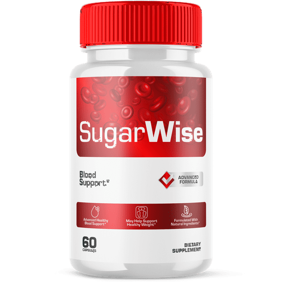 SugarWise Blood Support Pills Advanced Formula Vitamin Supplement Sugar Wise 60 Capsules