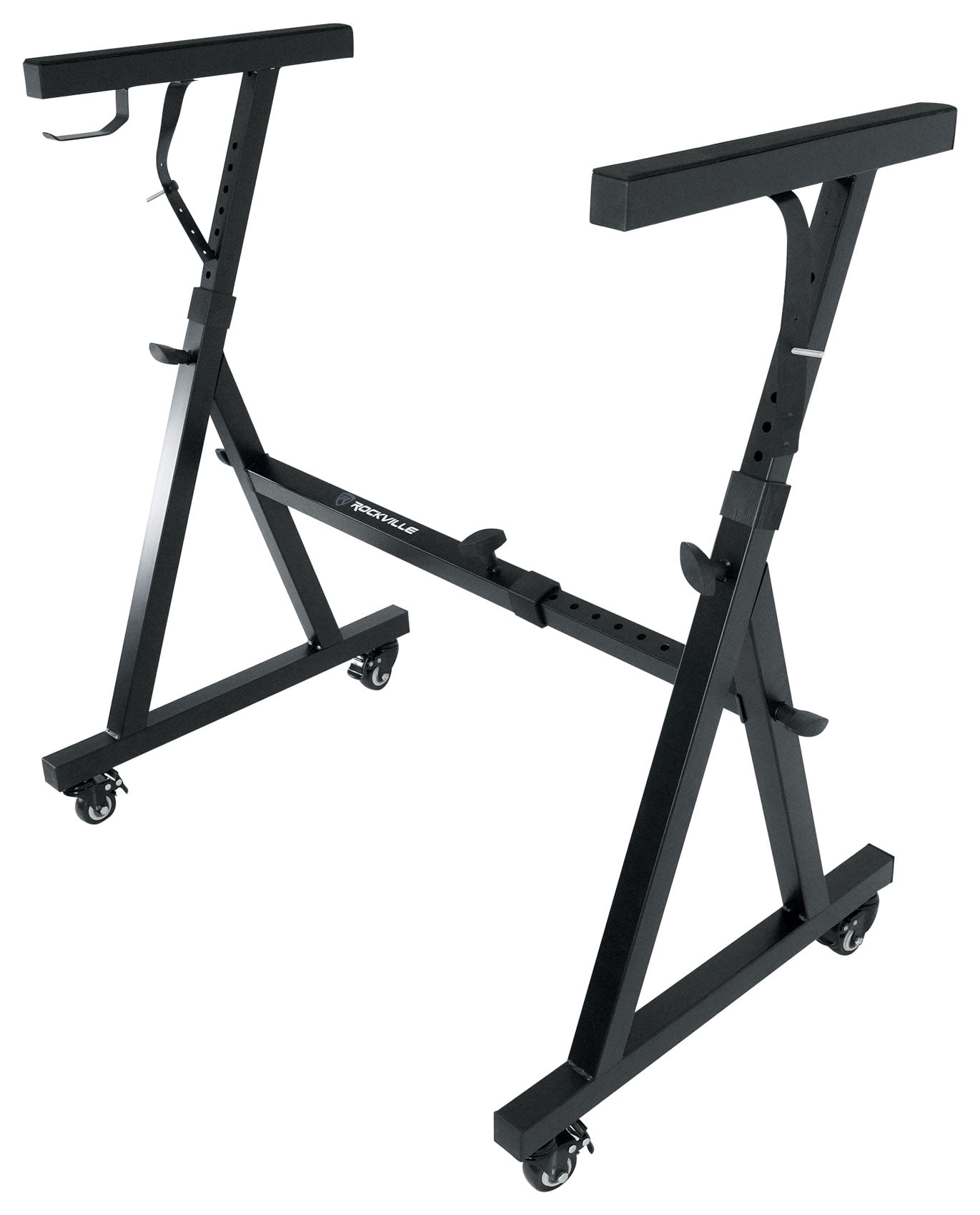 Rockville Z40W Z-Style Keyboard Stand+Wheels+Bag Fits Yamaha PSRS775