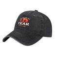 thumbnail image 2 of Vintage Cotton Washed Distressed Baseball Cap - Graphic of Adult Silhouette with Sunset " Mom Holding Her " & " Tear Mom Life " Text Dad Hat for Men & Women, 2 of 6