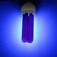 thumbnail image 6 of CFL Black Light Bulb, UV Ultraviolet Fluorescent Blacklight, Perfect for Halloween Blacklight, 15 Watts, 110/220 Volts, E27 Base, 6 of 7