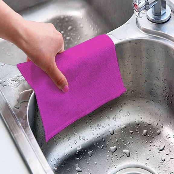 Microfiber cloth Glass cleaning cloth Restaurant style rag Super Thin Washing Towel Dishes Washing Natural Material Towel Dry Towel Dishcloth Rag Oil Wiping Absorbent Cleaning