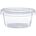 thumbnail image 2 of [100 Sets - 2 oz.] Plastic Portion Cups With Lids, Souffle Cups, Jello Shot Cups, 2 of 5