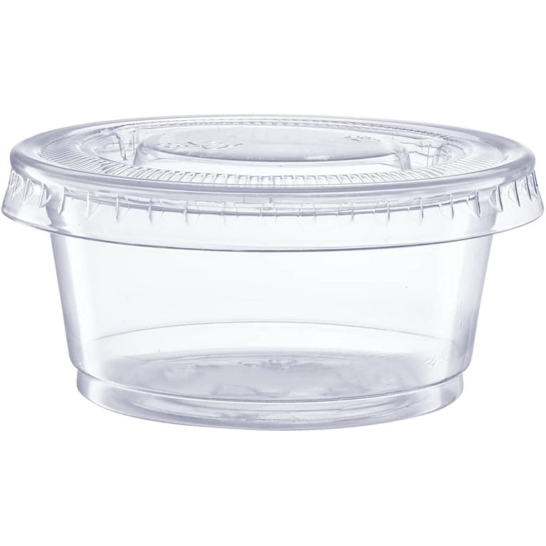 GUSTO 2 oz Jello Shot Cups With Snap-On Lids, 200 Sets photo 2