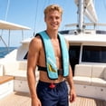 thumbnail image 2 of Nnndbs Automatic Inflatable Life Jacket for Adults, Self Inflating PFD Life Vest with CO2 Cartridge, Lightweight Compact for Kayak Fishing Boating, 2 of 3
