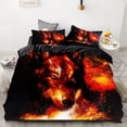 thumbnail image 1 of 3PCS Wolf Tiger Lion Animal Pattern Bedding Sets Home Bedclothes Super King Cover Pillowcase Comforter Polyester Bedding Set, 1 of 6