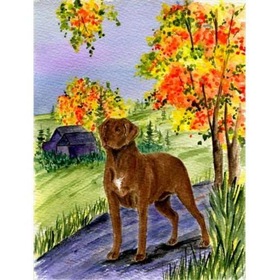 Chesapeake Bay Retriever Flag - Garden Size, 11 x 15 in.