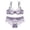Purple, variant on Bra Brief Sets Lace Transparent Women's Nice Bra Set Breathable Underwear Set Red 90C