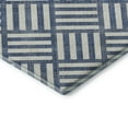thumbnail image 4 of Addison Rugs Mayfield Washable Transitional Squares Navy Rectangle Rug, 2'6" x 3'10", 4 of 6
